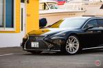 Lexus LS500h AWD on Vossen Wheels (S17-01) 2018 года (JP)